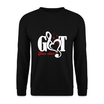 Show Choir Got Show Choir - Unisex Sweatshirt - black - Front - Alina (178cm) & Michal (187cm)