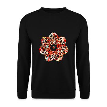 noeud celtique 16 e 251 - Sweat-shirt Unisexe - noir - Devant - Alina (178cm) & Michal (187cm)