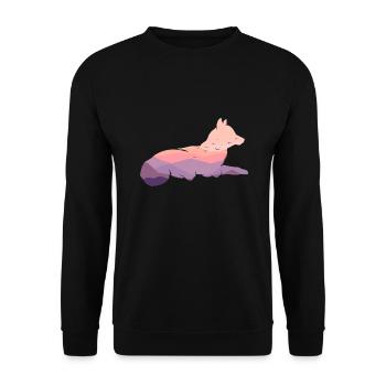 Timber Wolf - Unisex Pullover - Schwarz - Vorne - Alina (178cm) & Michal (187cm)