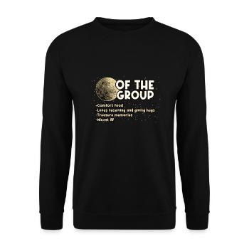 Moon Of The Group - Unisex Sweatshirt - black - Front - Alina (178cm) & Michal (187cm)