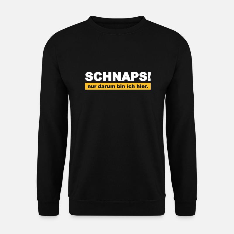 Schnaps! - Unisex Pullover - Schwarz
