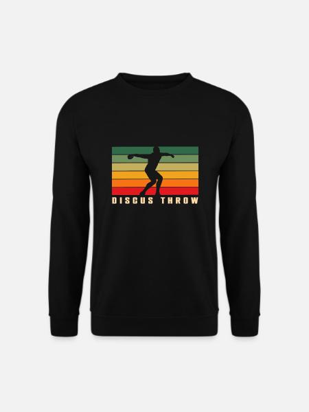 Discus Throw Retro - Unisex Sweatshirt - black