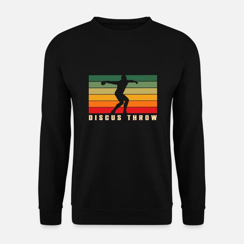 Discus Throw Retro - Unisex Sweatshirt - black