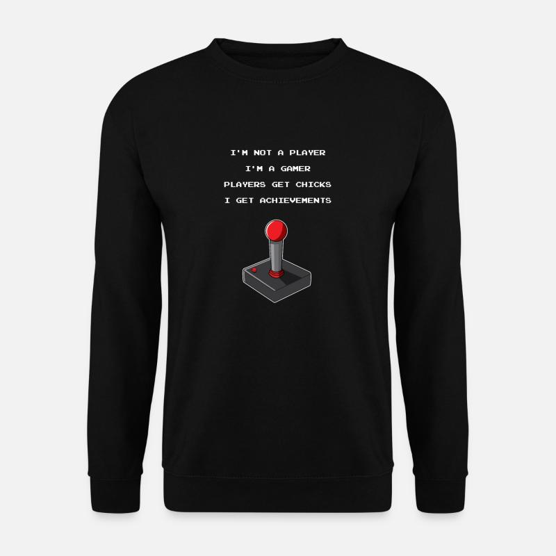 Lustiges Spieler-Spieler-Geschenk - Unisex Pullover - Schwarz
