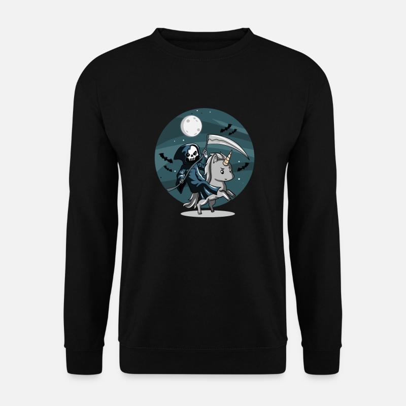 Einhorn-Reaper - Unisex Pullover - Schwarz