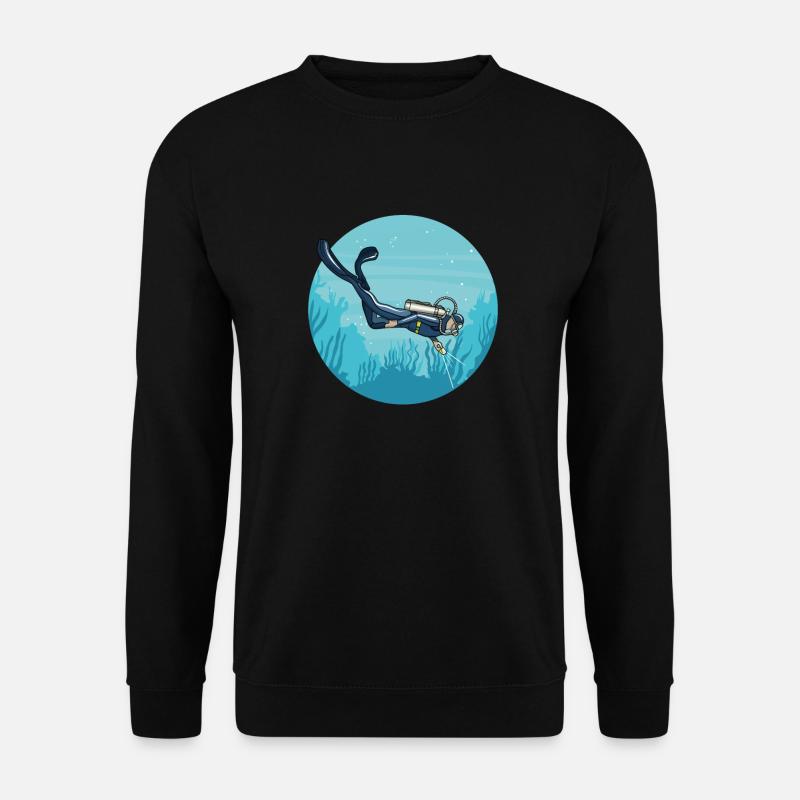 Gerätetauchen - Unisex Pullover - Schwarz