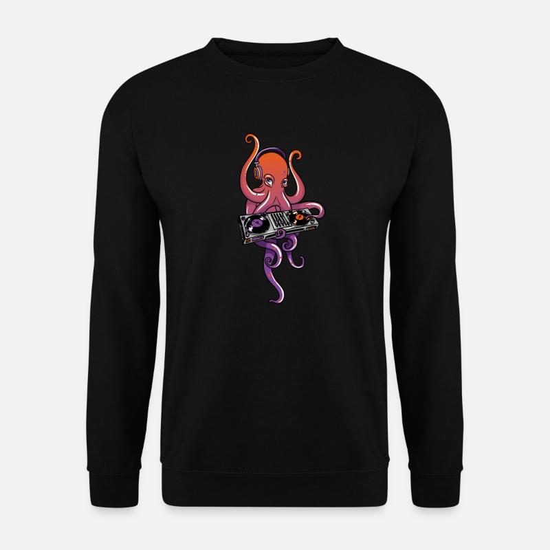 Octopus DJ - Unisex Sweatshirt - black