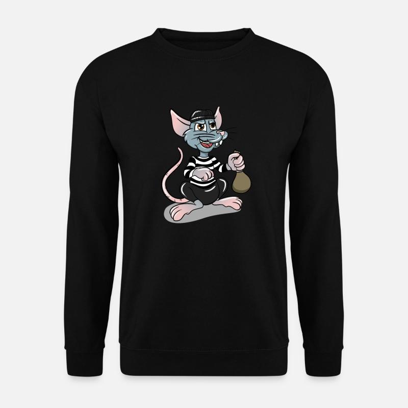 Voleur rat - Sweat-shirt Unisexe - noir