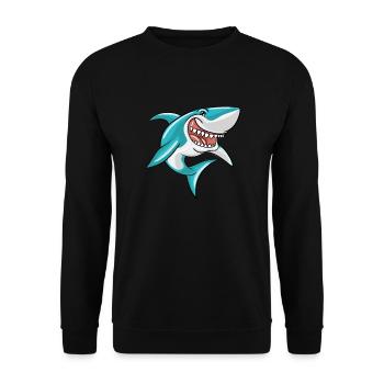 Hai - Unisex Pullover - Schwarz - Vorne - Alina (178cm) & Michal (187cm)