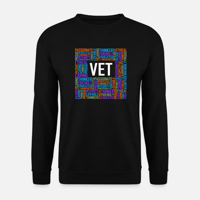 Vet Words - Unisex Sweatshirt - black