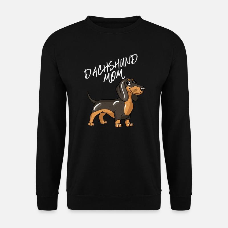 Dachshund Mom - Unisex Sweatshirt - black