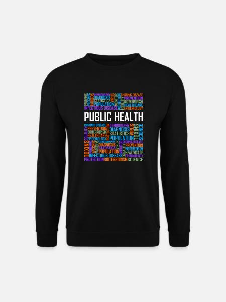 Wörter der öffentlichen Gesundheit - Unisex Pullover - Schwarz