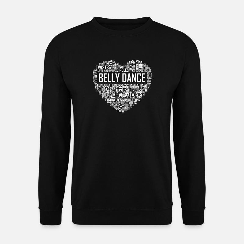 Belly Dance Heart - Unisex Sweatshirt - black