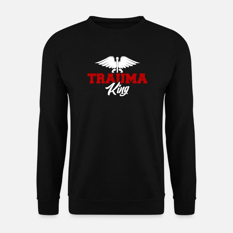 Trauma König - Unisex Pullover - Schwarz