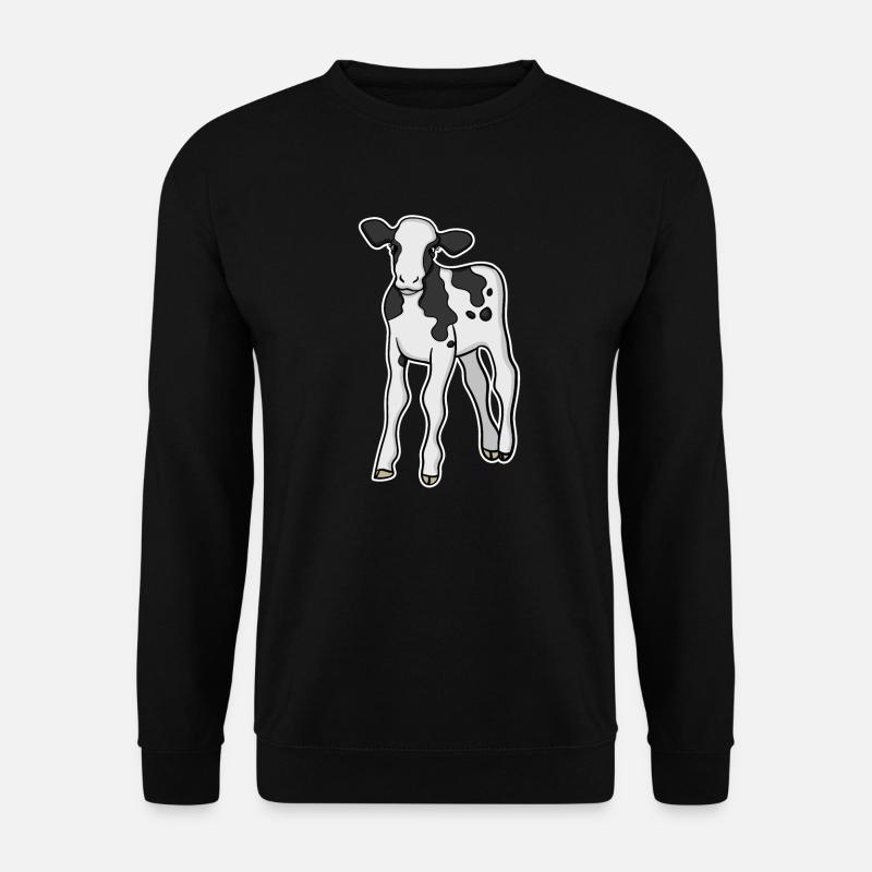 Kuh - Unisex Pullover - Schwarz