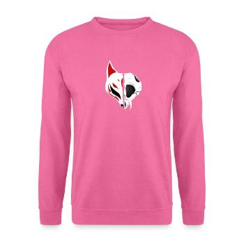 Kitsune Schädel Japanische Kami Inari Fox Kitsune - Unisex Pullover - Pink - Vorne
