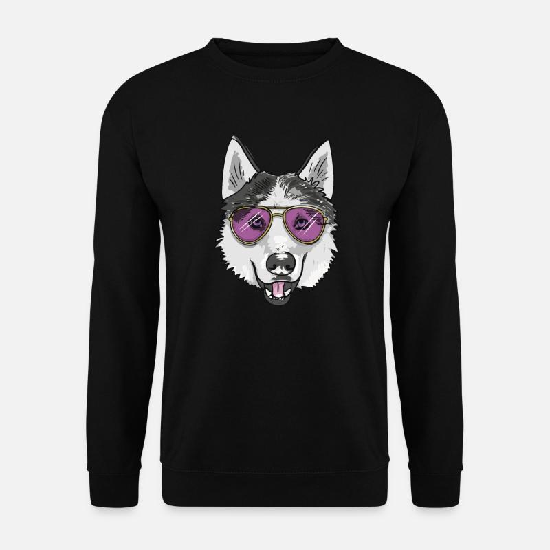 Husky Cool - Unisex Sweatshirt - black