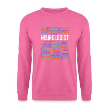 Neurologe - Worte - Unisex Pullover - Pink - Vorne