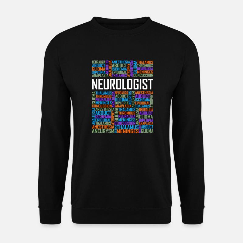 Neurologe - Worte - Unisex Pullover - Schwarz