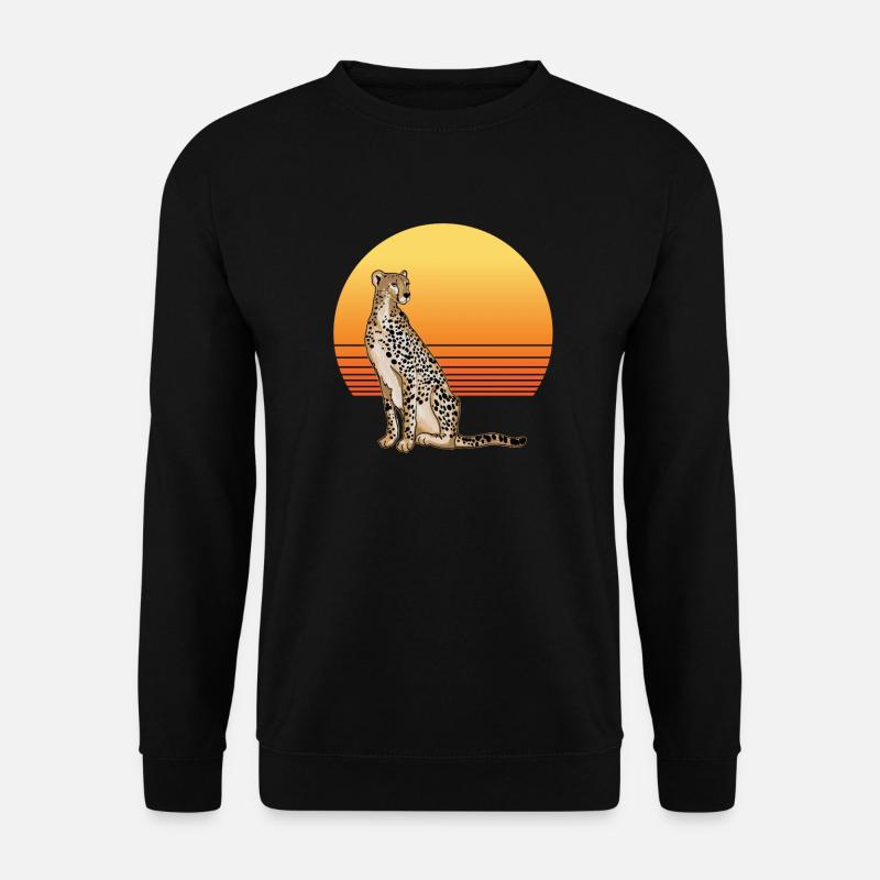 Gepardensonne - Unisex Pullover - Schwarz
