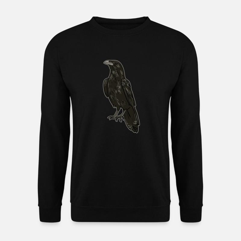 Crow - Unisex Sweatshirt - black