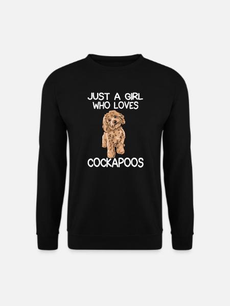 Just A Girl Who Loves Cockapoos - Unisex Pullover - Schwarz