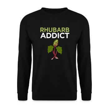 Rhubarbe amusant amusant - Sweat-shirt Unisexe - noir - Devant - Alina (178cm) & Michal (187cm)