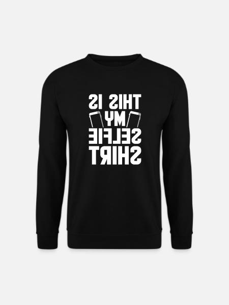 Dies Ist Mein Selfie Shirt Spiegel Bilder Selfie - Unisex Pullover - Schwarz