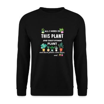 Idée cadeau jardinier amateur Jardinier Jardinier crabes - Sweat-shirt Unisexe - noir - Devant - Alina (178cm) & Michal (187cm)