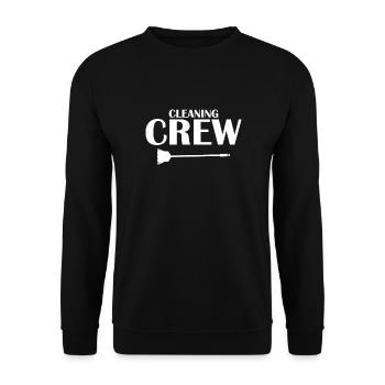 Cleaning staff Housekeeper Housekeeping - Unisex Sweatshirt - black - Front - Alina (178cm) & Michal (187cm)