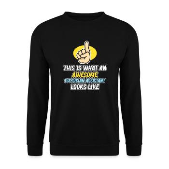 Fantastische Physician Assistant - Unisex Pullover - Schwarz - Vorne - Alina (178cm) & Michal (187cm)
