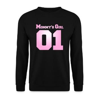 Partner Look Couple Partner Couple Couple Family - Unisex Sweatshirt - black - Front - Alina (178cm) & Michal (187cm)