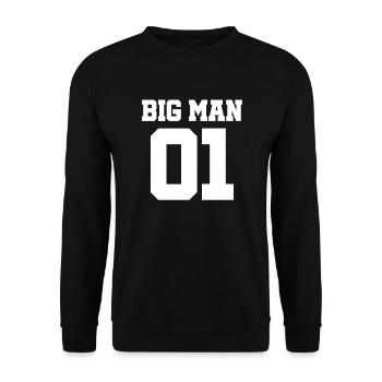 Partner Look Couple Partner Couple Couple Family - Unisex Sweatshirt - black - Front - Alina (178cm) & Michal (187cm)