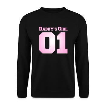 Partner Look Couple Partner Couple Couple Family - Unisex Sweatshirt - black - Front - Alina (178cm) & Michal (187cm)
