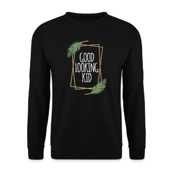 Partner Look Couple Partner Couple Couple Family - Unisex Sweatshirt - black - Front - Alina (178cm) & Michal (187cm)