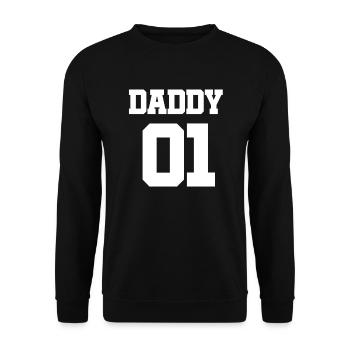 Partner Look Couple Partner Couple Couple Family - Unisex Sweatshirt - black - Front - Alina (178cm) & Michal (187cm)