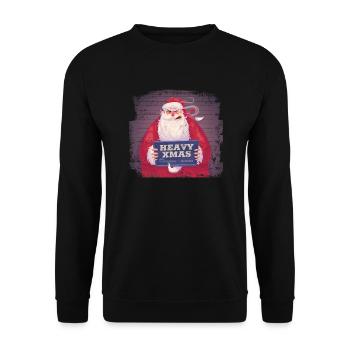 Joyeux Noël Noël Noël - Sweat-shirt Unisexe - noir - Devant - Alina (178cm) & Michal (187cm)