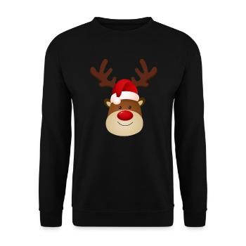 Joyeux Noël Noël Noël - Sweat-shirt Unisexe - noir - Devant - Alina (178cm) & Michal (187cm)