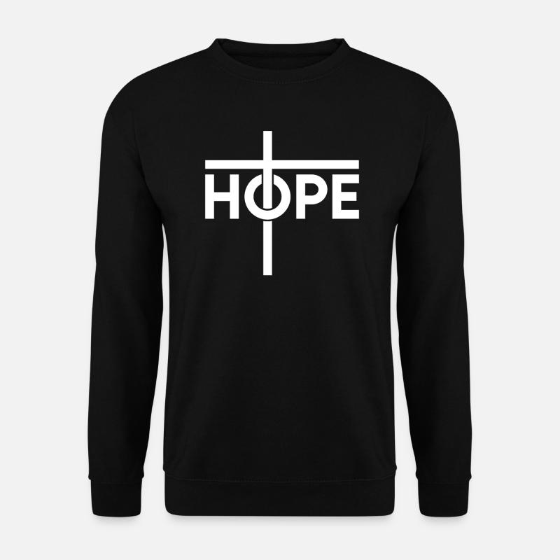 Hope in the Cross - Meine Hoffnung liegt im Kreuz - Unisex Pullover - Schwarz