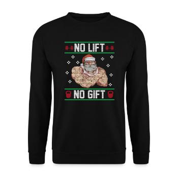 Joyeux Noël Noël Noël - Sweat-shirt Unisexe - noir - Devant - Alina (178cm) & Michal (187cm)