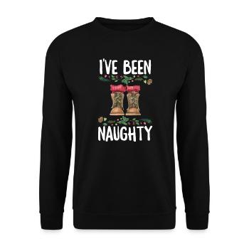 Joyeux Noël Noël Noël - Sweat-shirt Unisexe - noir - Devant - Alina (178cm) & Michal (187cm)