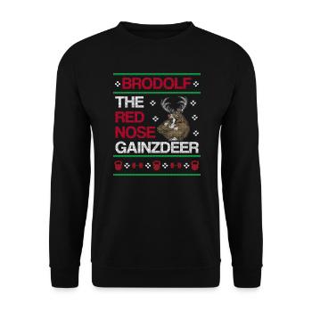 Joyeux Noël Noël Noël - Sweat-shirt Unisexe - noir - Devant - Alina (178cm) & Michal (187cm)