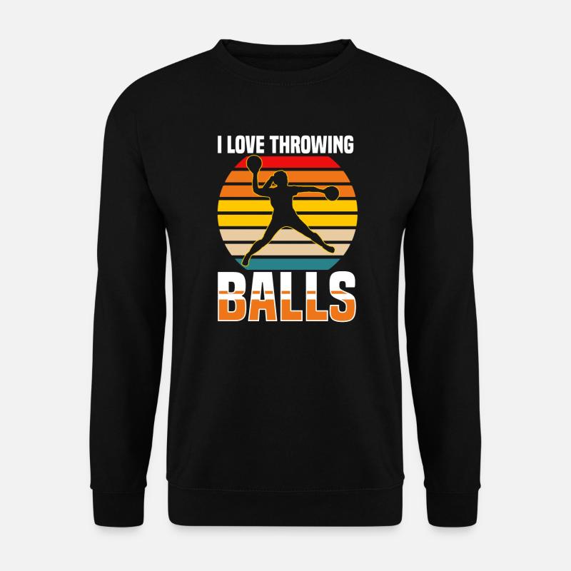 I Love Throwing Balls - Unisex Sweatshirt - black