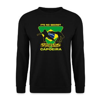 It's No Secret I'd Rather Be Doing Capoeira - Unisex Sweatshirt - black - Front - Alina (178cm) & Michal (187cm)