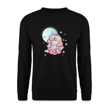 Tardigrade In Space - Unisex Sweatshirt - black - Front - Alina (178cm) & Michal (187cm)