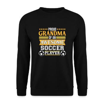 Football player clothing Football clothing for boys - Unisex Sweatshirt - black - Front - Alina (178cm) & Michal (187cm)