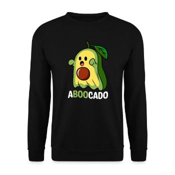 Aboocado Guacamole Avocado Lovers Avocados - Unisex Sweatshirt - black - Front - Alina (178cm) & Michal (187cm)