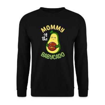 Mami de Babycado Amateurs d’avocats Guacamole - Sweat-shirt Unisexe - noir - Devant - Alina (178cm) & Michal (187cm)