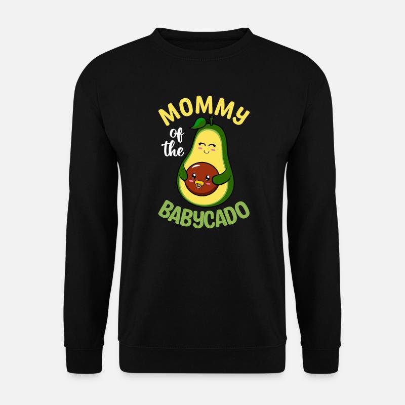 Mami Von Babycado Guacamole Avocado-liebhaber - Unisex Pullover - Schwarz