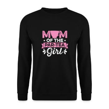 Mutter Von Par-tee Mädchen Chai Trinker Tee - Unisex Pullover - Schwarz - Vorne - Alina (178cm) & Michal (187cm)